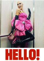 Faux Patent Leather Leggings featured on Hello!