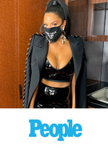 Faux Patent Leather Leggings & Bralette featured on People Magazine