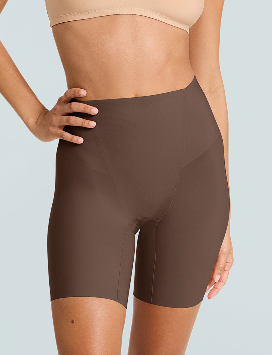 seamless shorts under dress FRESBEIT Cooling Slip for Women Anti Chafing Biker Short Body Shaping Briefs for Women Unique Fiber Restoration Shaper Can Heat from the Inside out to Stimulate Hip Acupuncture Points Seamless Shapewear What To Wear