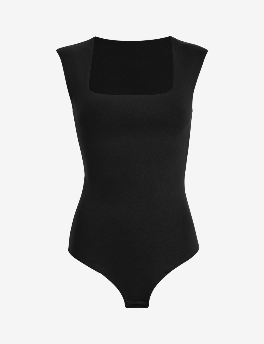 ★LAMEREI★ Cap Sleeve Swimsuit[LMBDSW231]Black Cap Sleeve Swimsuit