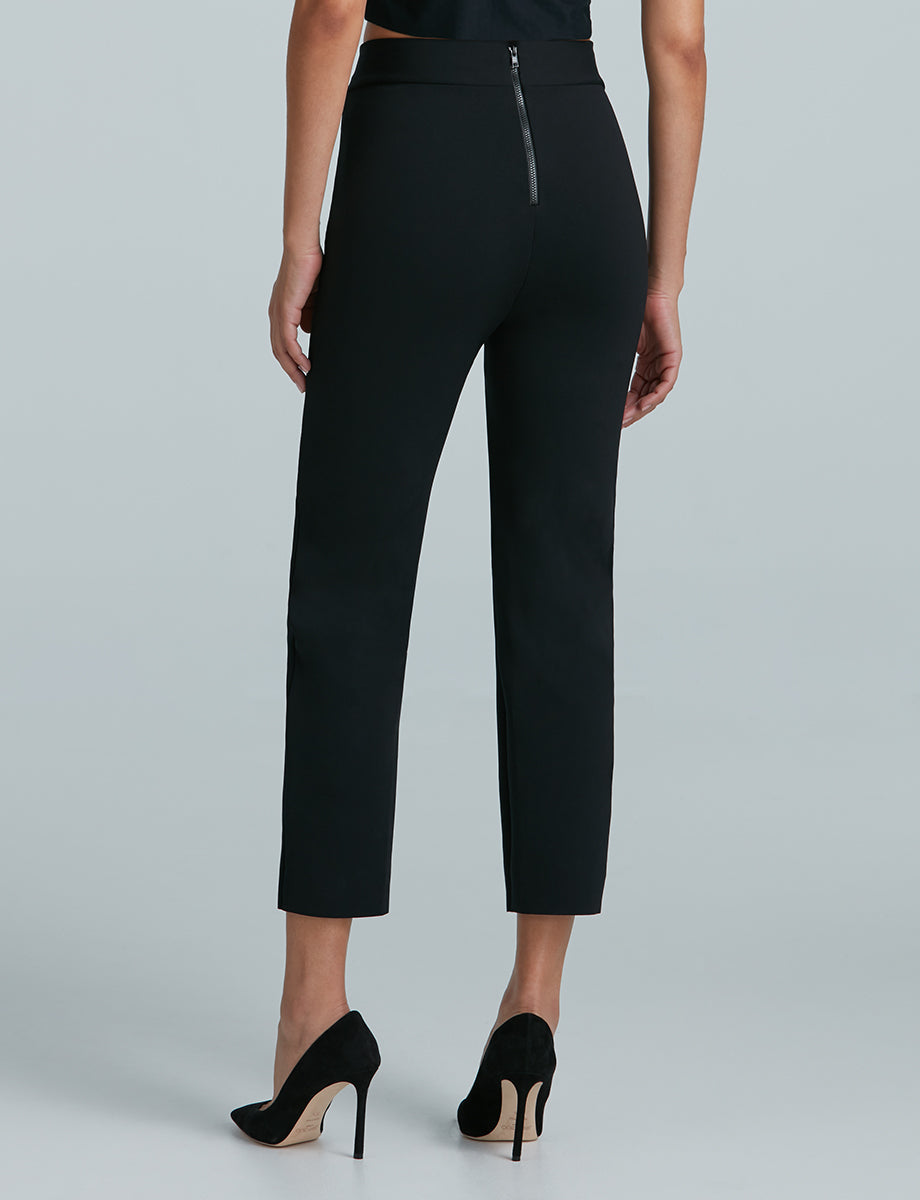 Neoprene CEO Zipper Cigarette Pant