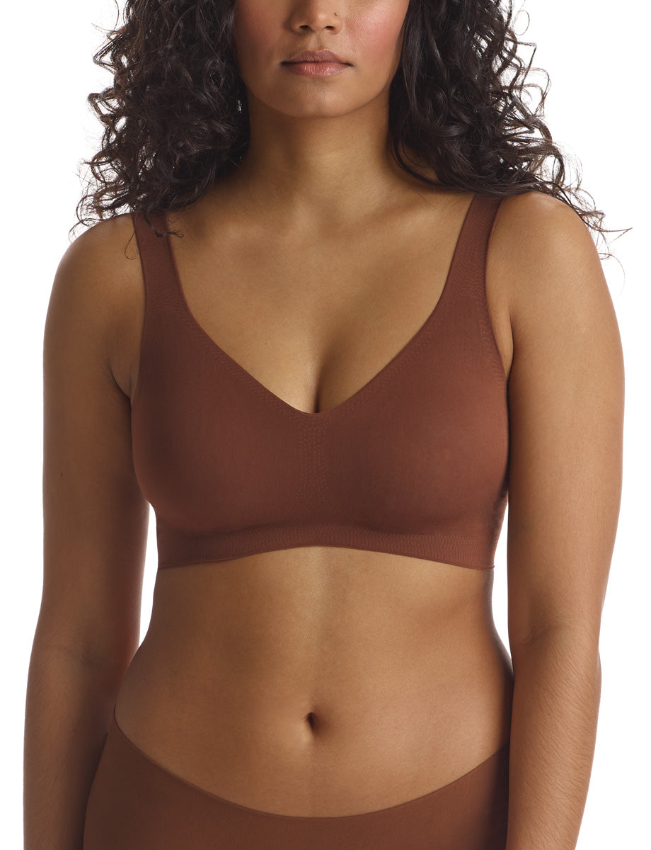 commando Women's Butter Bralette, Cinnamon, Tan, Brown, Bronze, XS at   Women's Clothing store