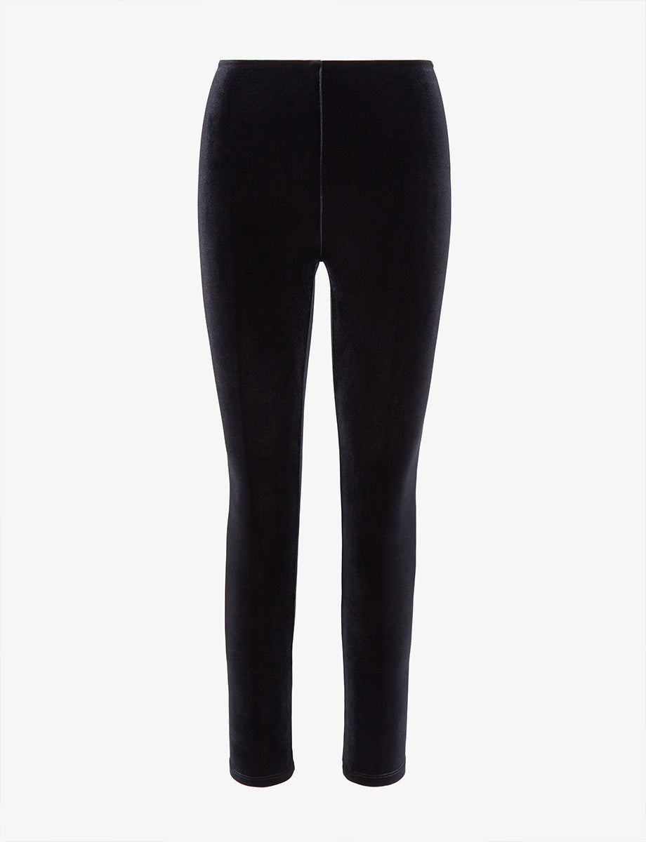 Velour leggings women’s size XL in black, Velour
