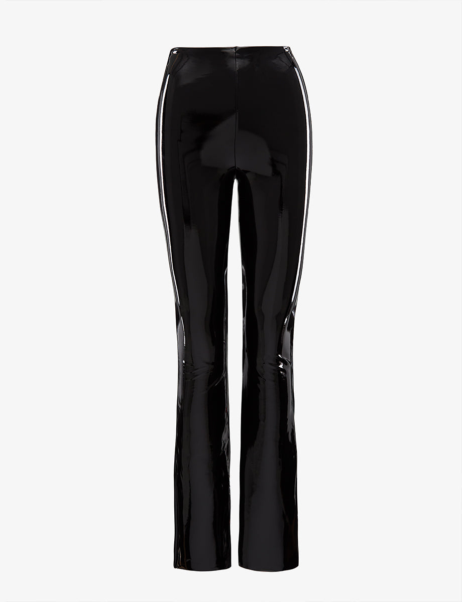 Sale: Faux Patent Leather Flare Legging