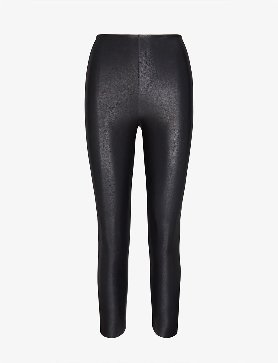 Commando Women's Perfect Control Faux Leather Leggings in Gold