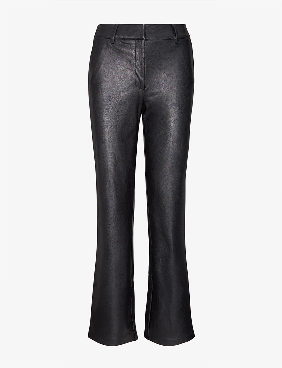 Faux Leather 7/8 Trouser