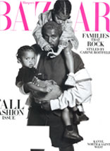 Ballet Mock Neck Long Sleeve Bodysuit Thong in Harpers Bazaar