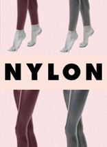 Faux Leather Leggings in Nylon