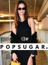 Emily Ratajkowski in Ballet Racerback Bodysuit at Super Bowl