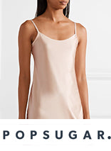 The Luxe Satin Mini Cami Slip featured on Popsugar