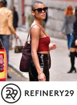 Faux Patent Leather Leggings featured on Refinery29