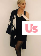 Kate Hudson in Commando Chic Dot Sheer Tights