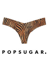 Commando Classic Print Thong on PopSugar