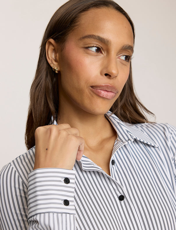 bodysuit dress shirt The Bodysuit White / XL
