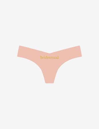 Thong Appliqué