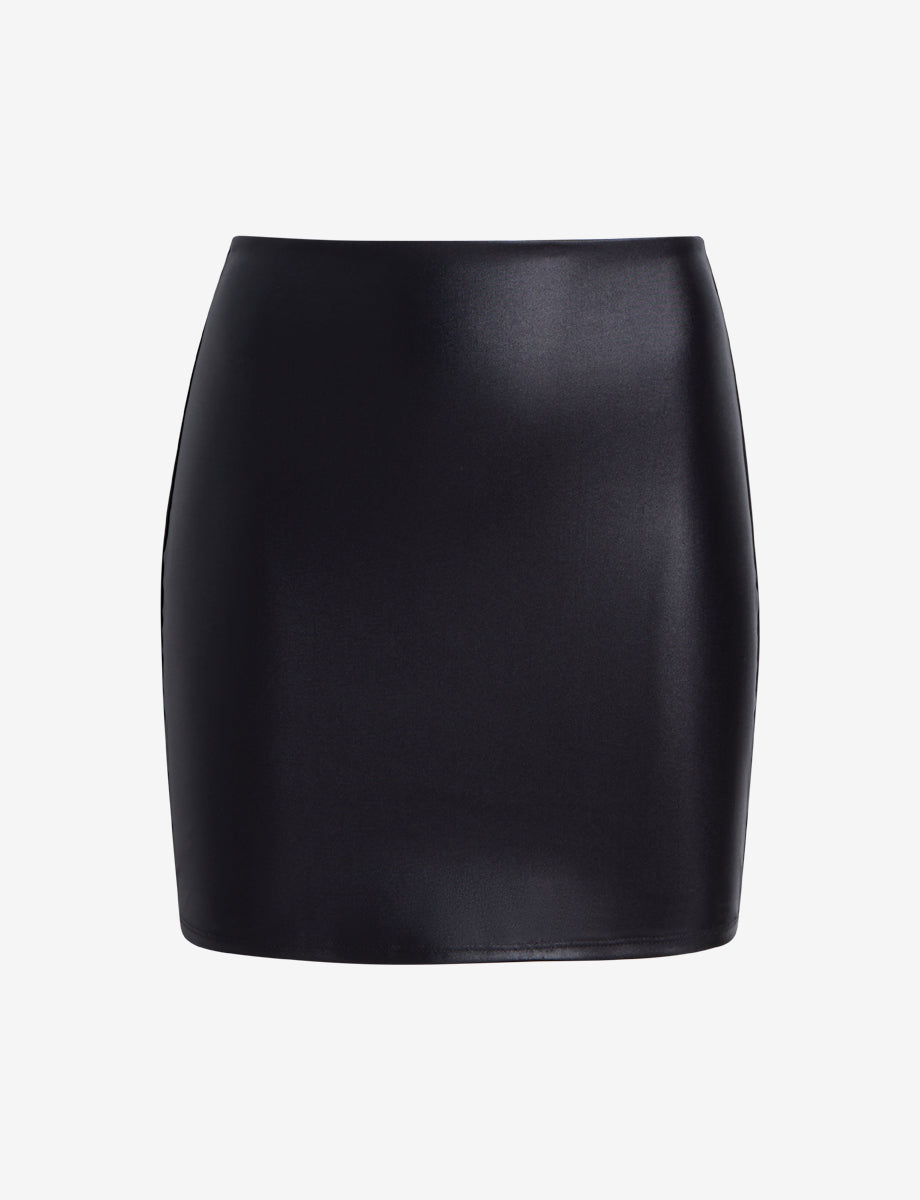 Matte Metallic Micro-Mini Skirt | Commando®