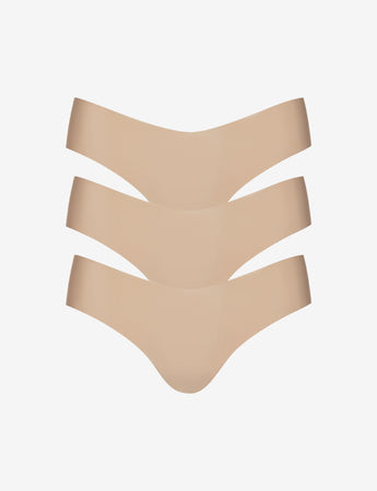 Invisible Rib One Thong 3 Pack
