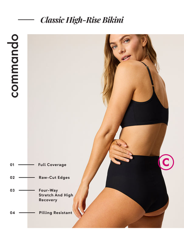 (取寄) コマンドー レディース クラシック ハイライズ ビキニ 3-パック Commando women Classic High-Rise Bikini 3-Pack GP162 Beige commando レディース クラシック ハイライズ ビキニ 3枚パック Gp162