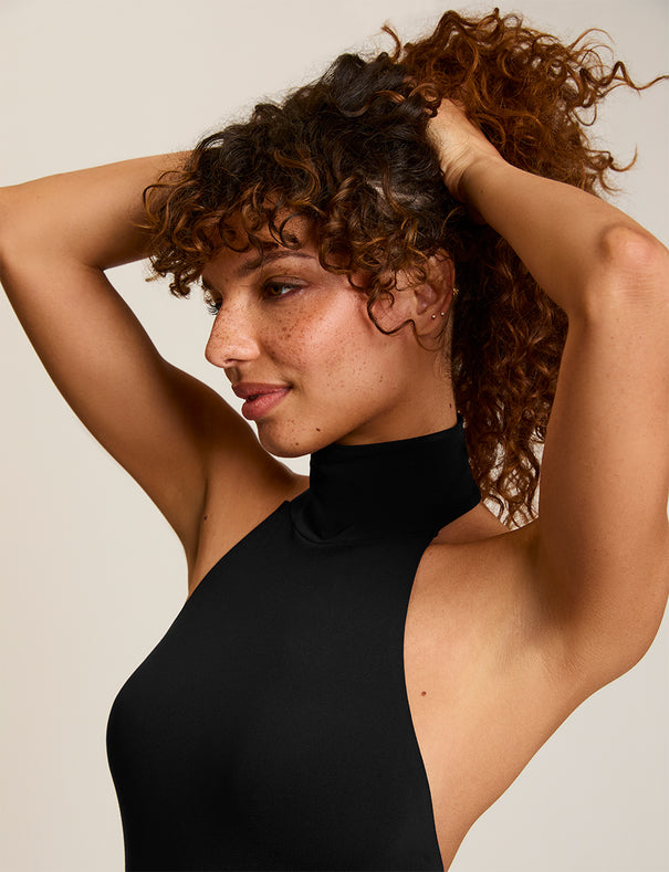 Ballet Turtleneck Halter Bodysuit | Commando®