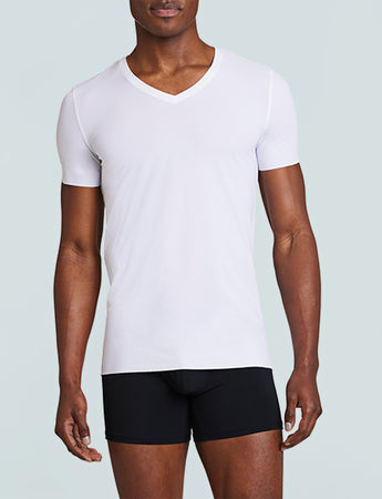 Classic V Neck Undershirt 2 Pack