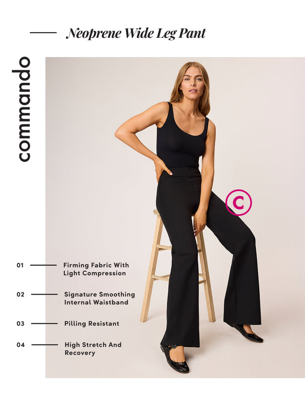 Neoprene Wide Leg Pant | Commando®