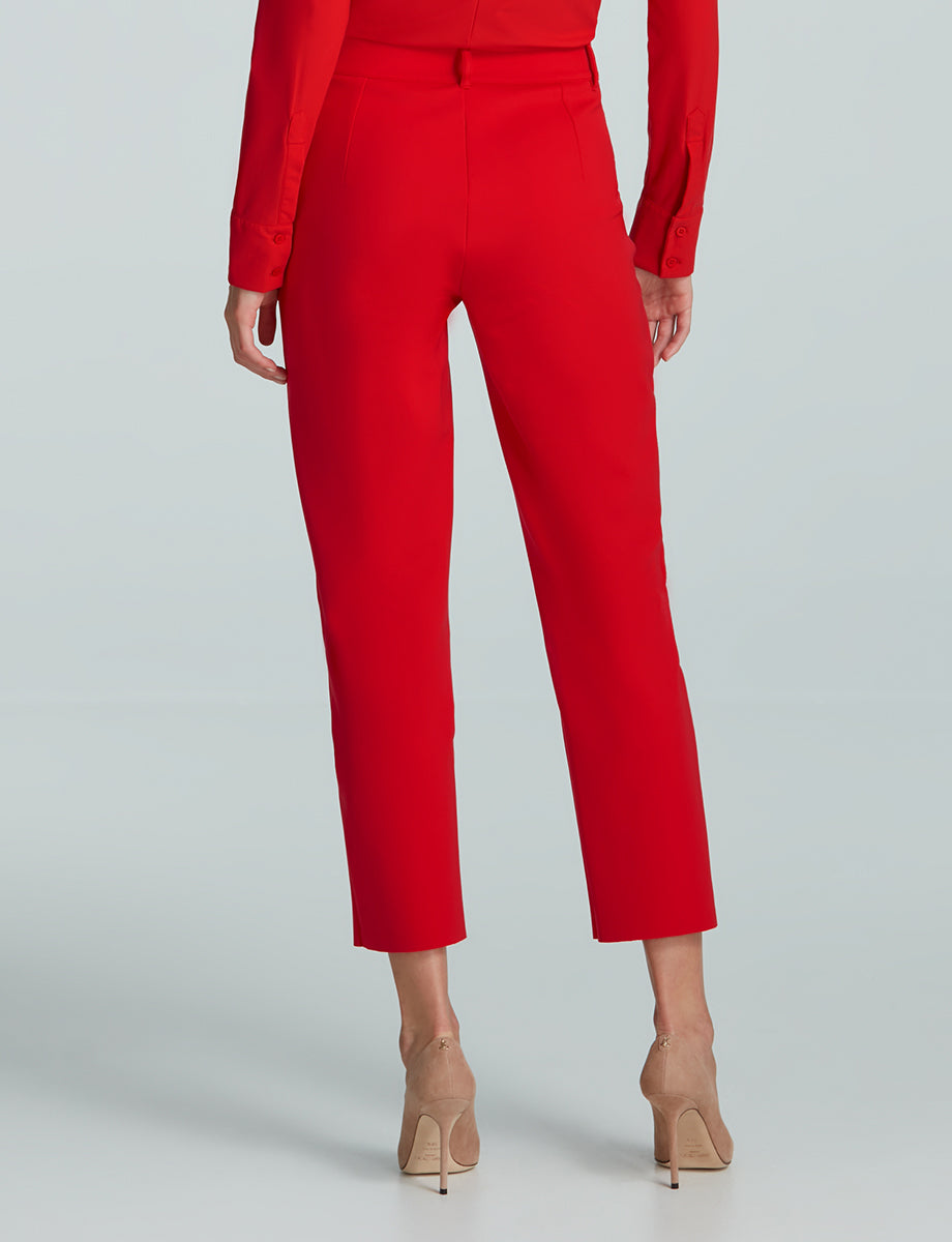 Zara, Pants & Jumpsuits, Zara Redhigh Waist Pocket Pants Size Xs