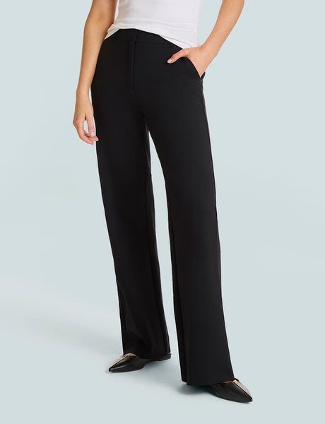 【U LAN】Neoprene Wide Training Pants Commando Neoprene Wide Leg Pant | Shop Bottoms | FAYE's