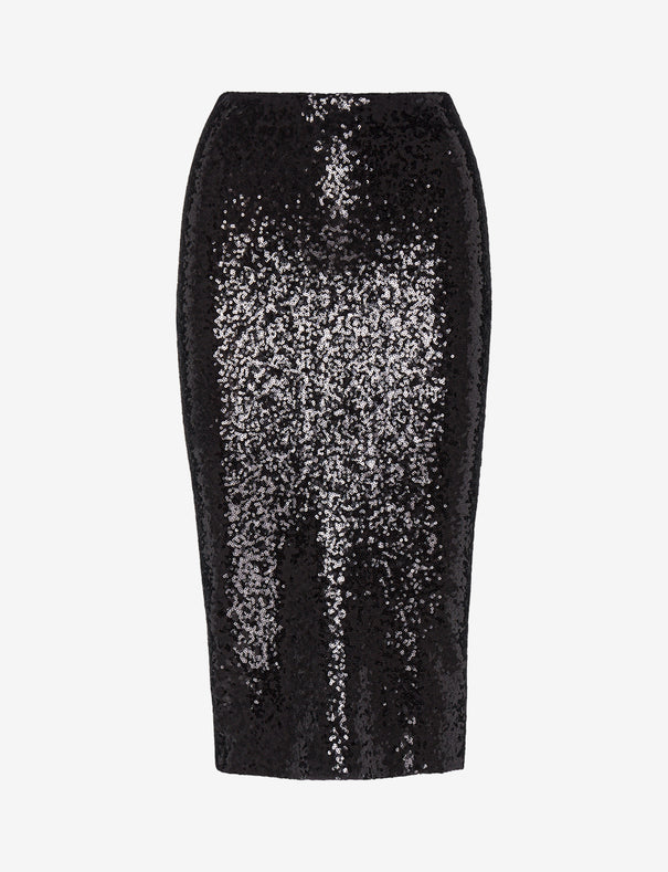 Sequin glitter midi skirt cheap