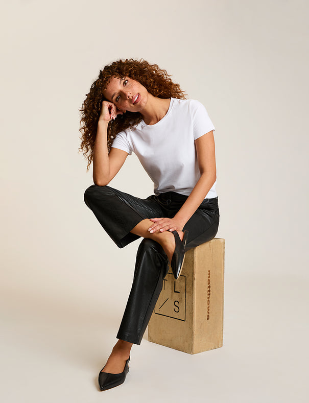 Faux Leather Trouser | Commando®