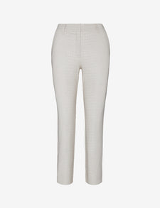 Faux Leather Animal 7/8 Trouser