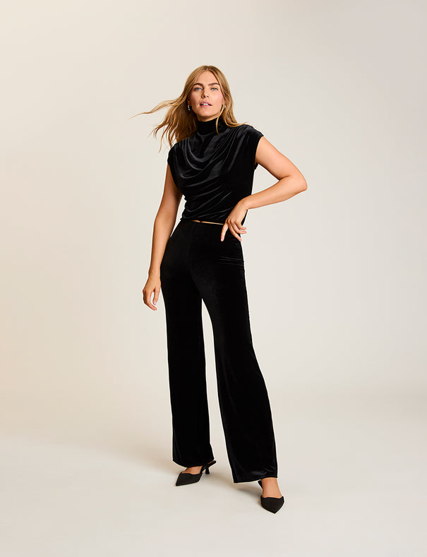 Velvet Wide Leg Pant | Commando®