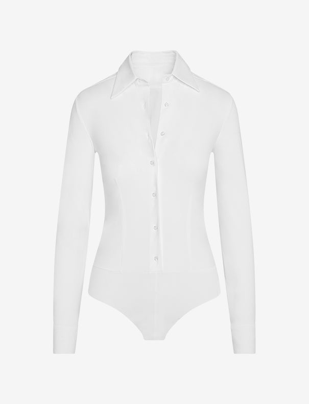 BOHEMSEO☆BUTTON SOFT BODY SUIT Classic Button Down Bodysuit | Commando®