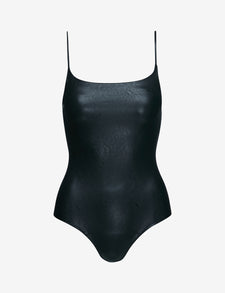 Faux Leather Cami Bodysuit