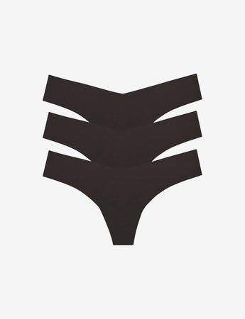 Classic Solid Thong 3 Pack