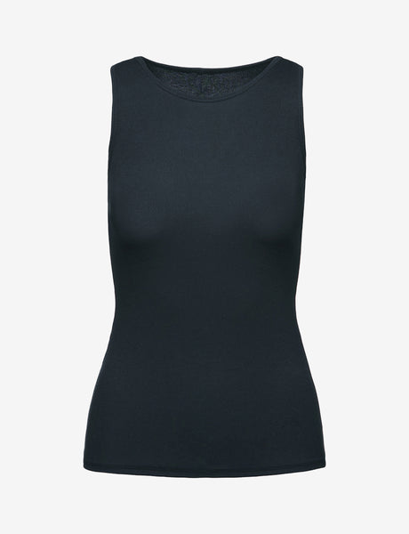 ロンハーマン　Bare Rib Tank Top タンクトップ　ブラック　XS ベアリブタンクトップ (オフホワイト/ブラック/レッド)｜Ron