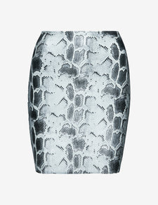 Sale: Faux Leather Animal Mini Skirt