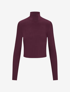 Sale: Butter Long Sleeve Cropped Turtleneck